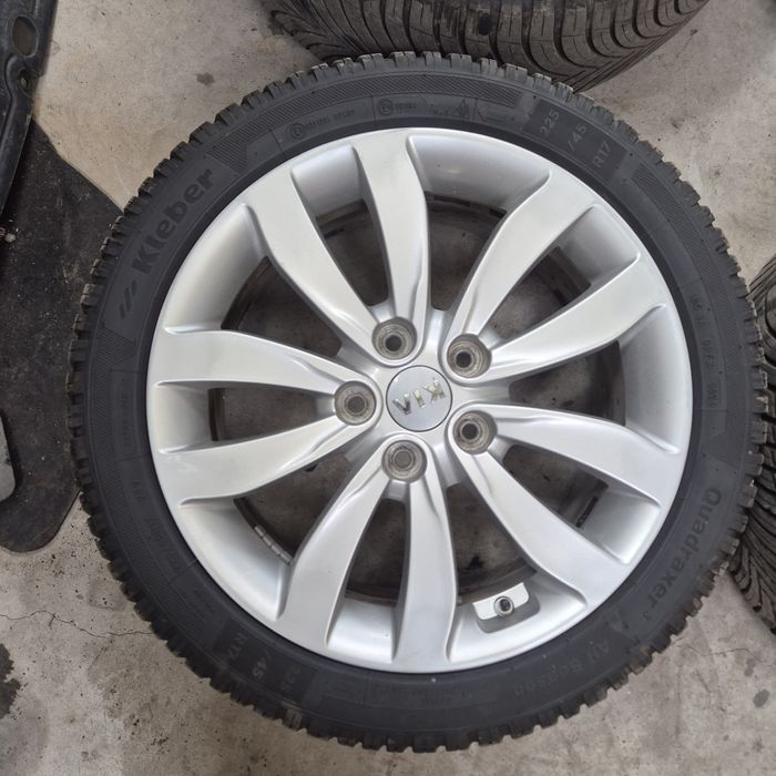 Jante pe 17 aliaj 5x114.3 hyundai kia renault duster toyota 225/45/17 allseason 2024