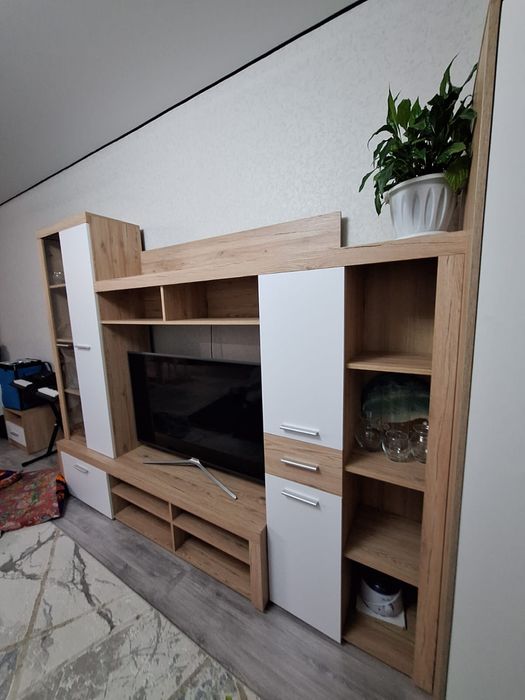 Стенка дуб Непо и шкаф