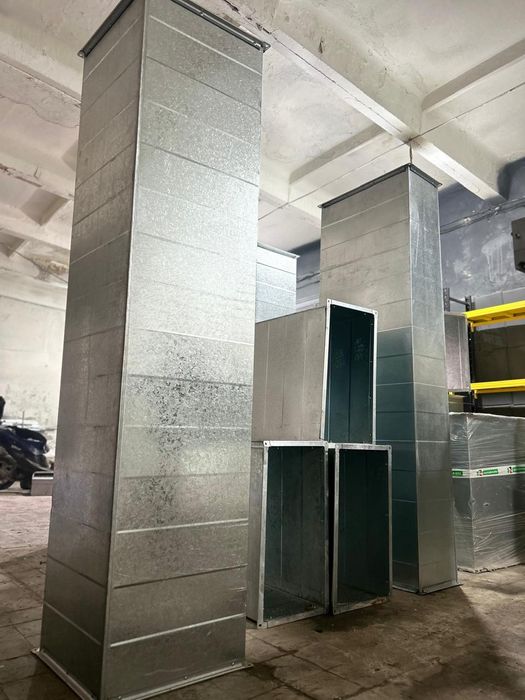 Изготавливаем воздуховоды из оцинкованной стали 0,5мм , 0,7мм