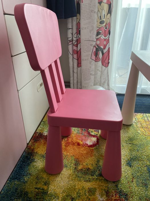 Vand masuta + 2 scaune Mammut Ikea