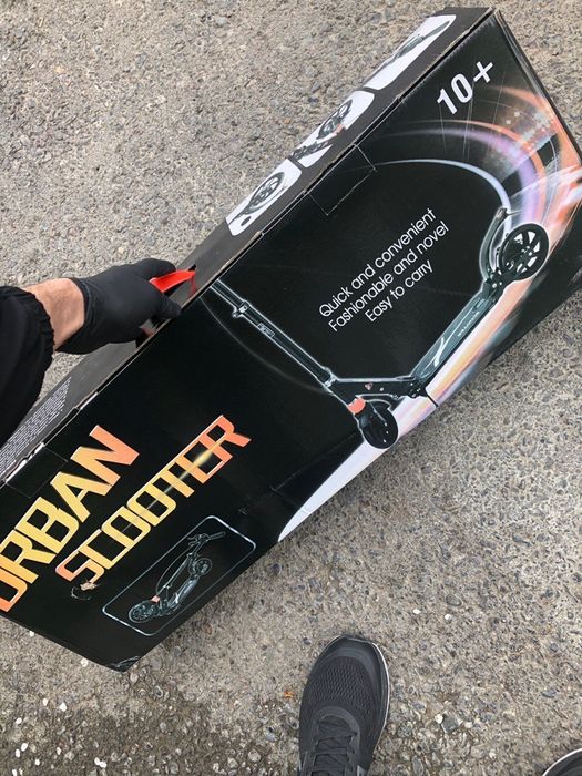 Самокат SCOOTER Дисковые тормоза 100 кг