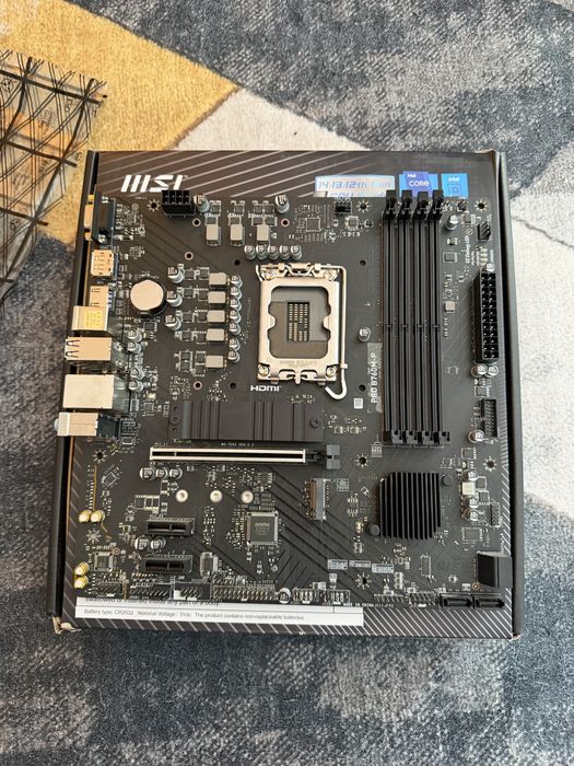 Placă de bază MSI PRO B760M-P, Socket LGA1700, DDR5, PCIe 4.0, cutie originală