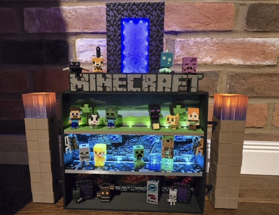 Kinder Joy Display Minecraft Stand