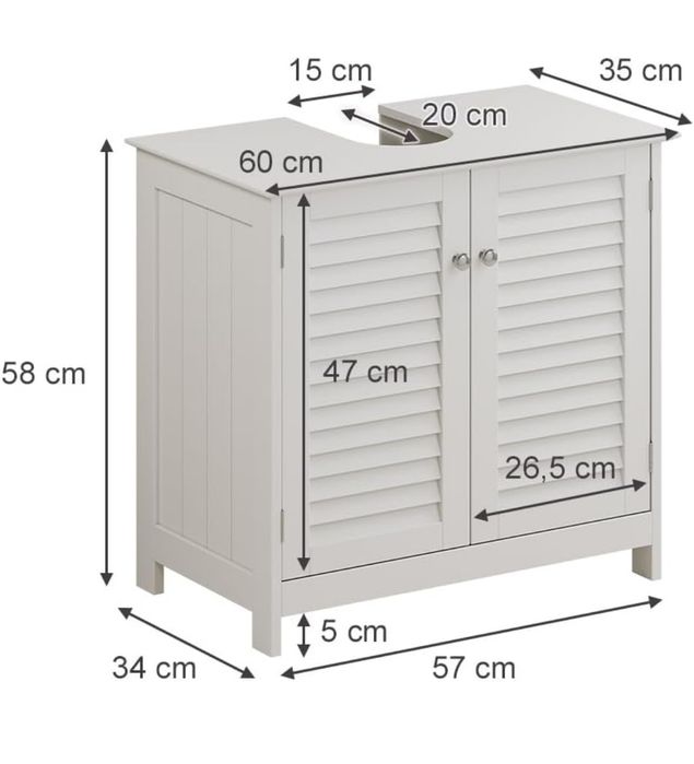 Шкаф за подмивка Vicco 5688