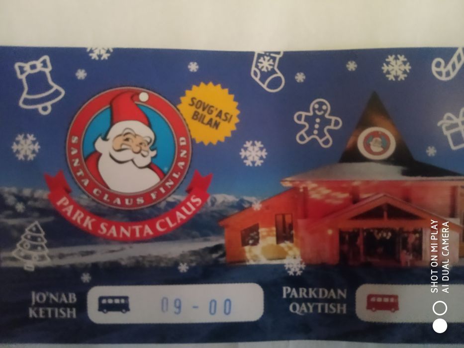 Билет в парк "Santa Claus"