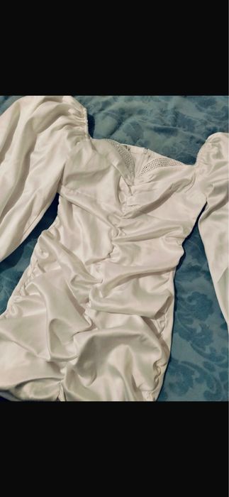 Платье белый б/у