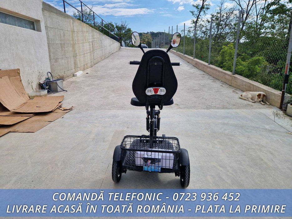 30% Tricicleta electrica mobilitate adulti si varstnici FARA PERMIS - Livrare acasa in toata Romania - GARANTIE MAGAZIN 48v12ah, 500w,  FULL ECHIPATA!