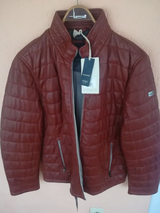 Geaca noua piele Trapper mărimea 50