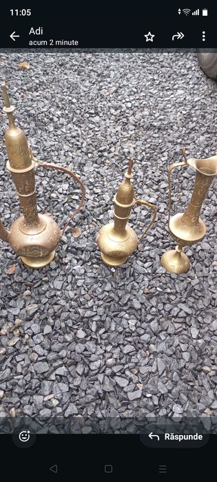 Ibric decorativ din alama