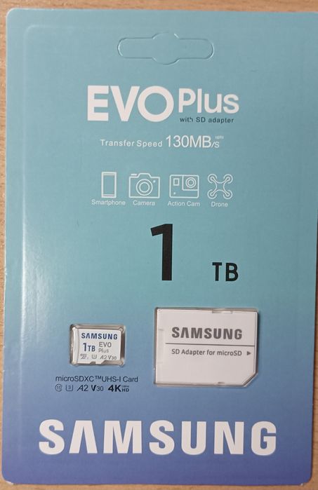 Карта памет Samsung Evo Plus + Адаптер