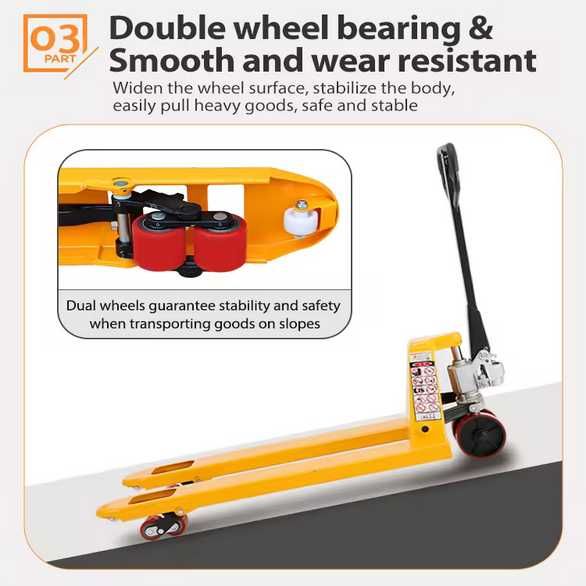 Палетна количка 3 тона, цената е с ДДС