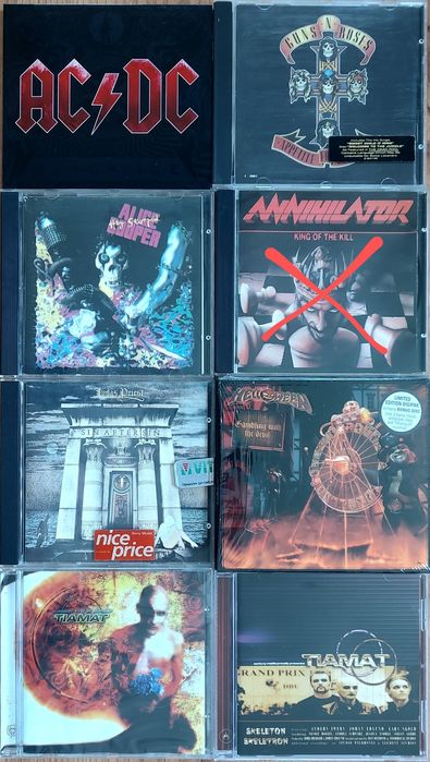 Оригинални Рок и Метъл дискове