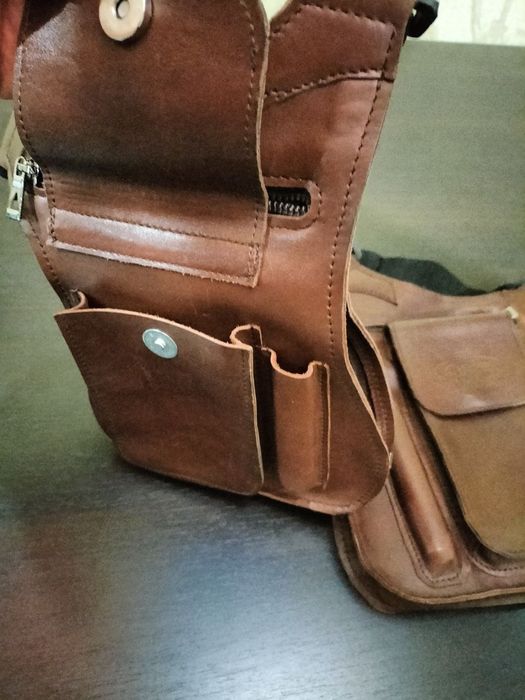 Кожаные изделия-(KISSER)-Сумка Кобура