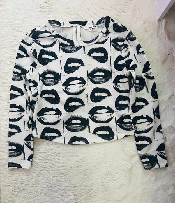 Къса  бяла блуза Tally Well