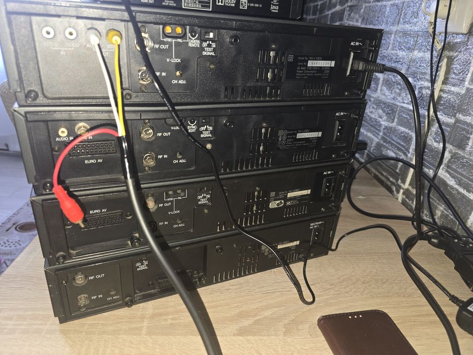 Lot 4 Videorecordere Panasonic/National