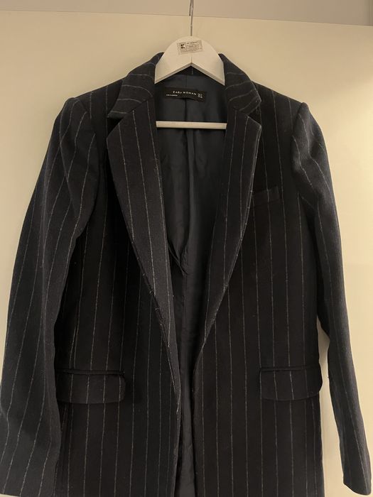 Palton zara lana 49% M