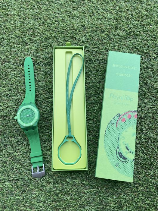 Audemars piguet x swatch green eight /Full Box,livrare cu verificare+brǎțarǎ cadou