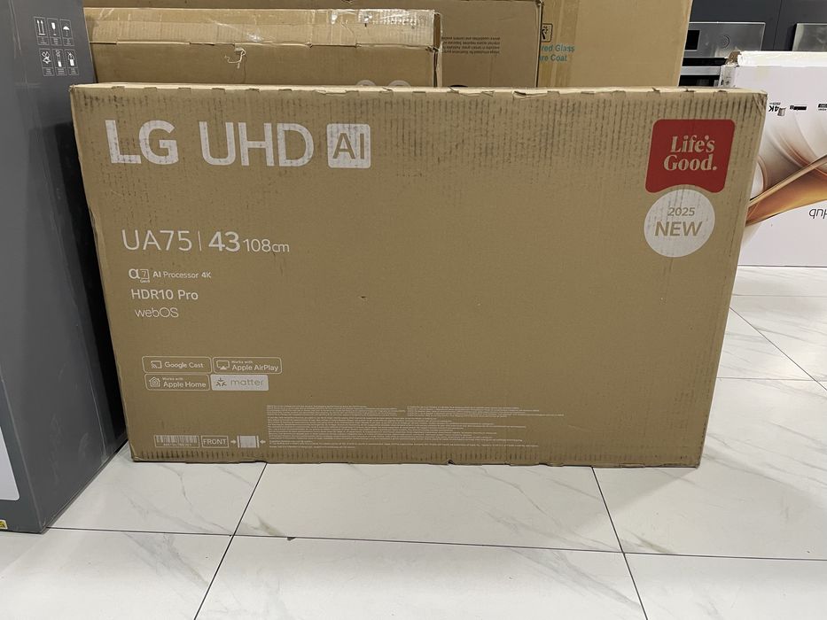 Телевизор LG от 32 до 86, 4K UltraHD, webOS оригинал 2024/25 в наличии