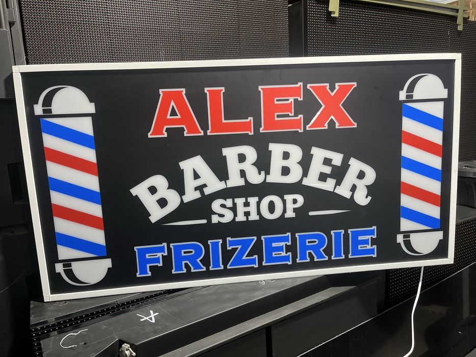 Casete luminoase frizerie , Vulcanizare , Magazin , Depozit , salon