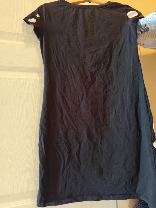 Туника черна с мечета, перли и камъни