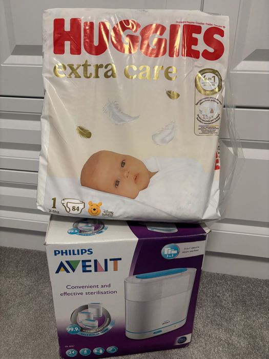 Huggies 1 памперси 84броя