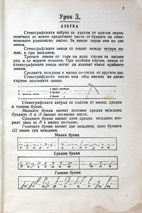 Продава се рядък антикварен учебник по стенография от 1946г
