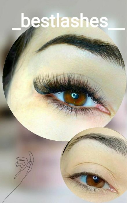 Делаю наращивания ресниц