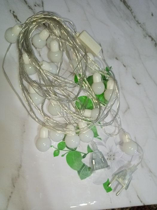 Гирлянда, лампочки 5 метров