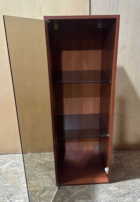 2 buc Dulap Suspendat cu usa de sticla; Mic Dulap tip Vitrina