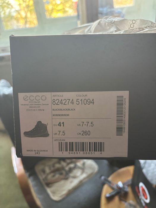 Ghete Ecco ULt-TRN M – ortopedice, waterproof, cu talpă Michelin