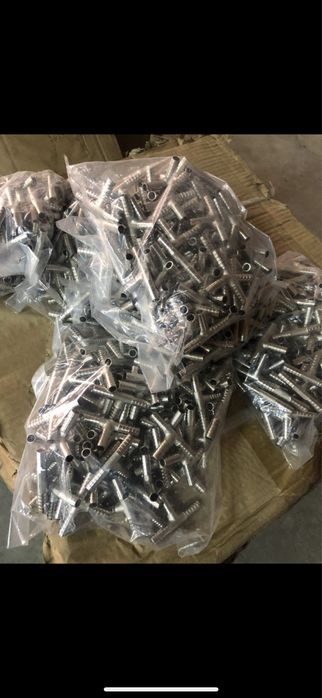 Зажимы хомуты нержав