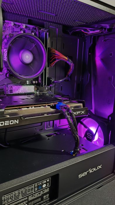 Pc gaming Rx 6600 8gb/Ryzen 5 5600X/16gb ram Gta V Fortnite Cs 2