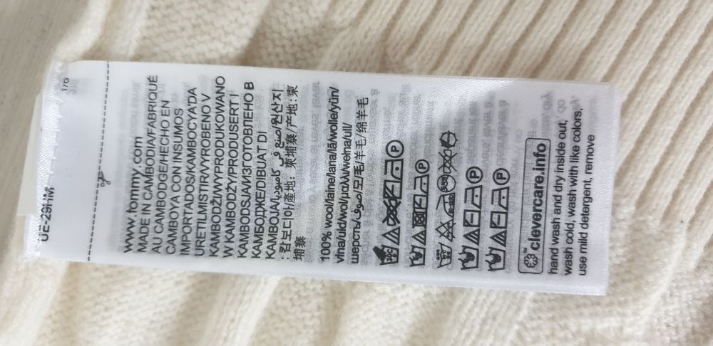 Tommy Hilfiger Cable Wool /  Knit  M НОВО! ОРИГИНАЛ! Дамски Пуловер