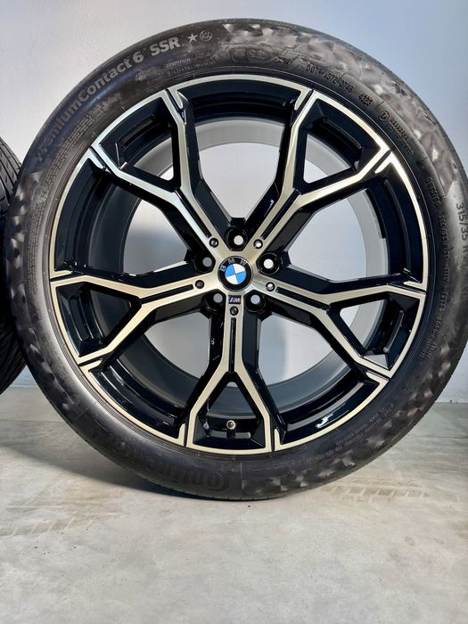 Jante Bmw X5 X6 R21 G05 G06 M741 Originale Gold Continental vara 2023