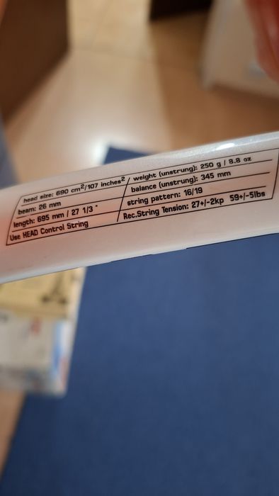 Rachetă!/paleta tenis câmp Head nano titanium