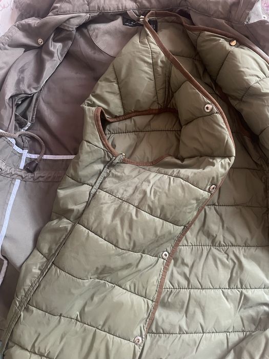 Страхотно дамско водоотблъскващо яке/парка на Zara р-р S!