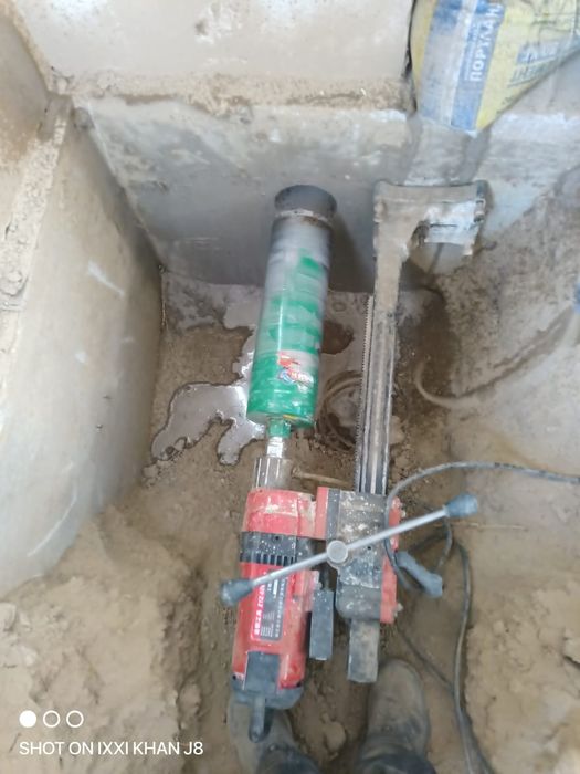 Алмазное сверление бурение