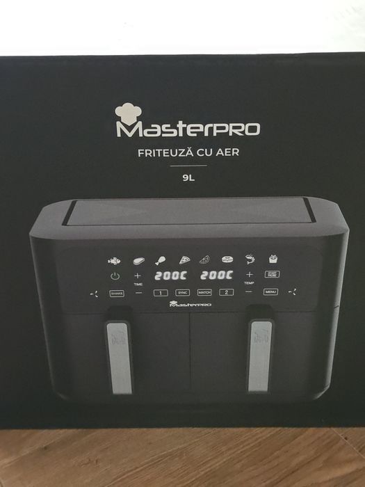 Friteuza Dubla Masterpro 9L (4.5Lx2) Garantie