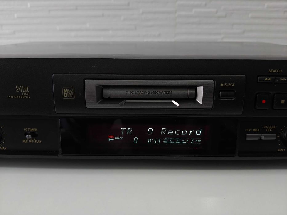 Minidisc Technics SJ-DM100 nu Sony Pioneer Teac