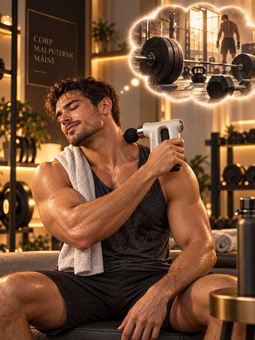 Pistol de masaj muscular – 5 trepte intensitate