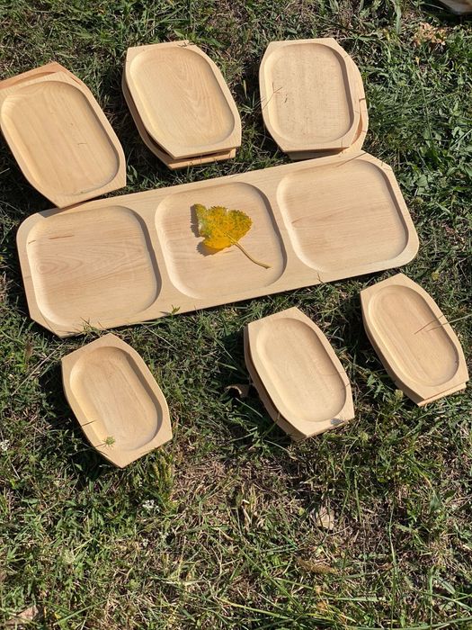 Platou plus 12 farfurii