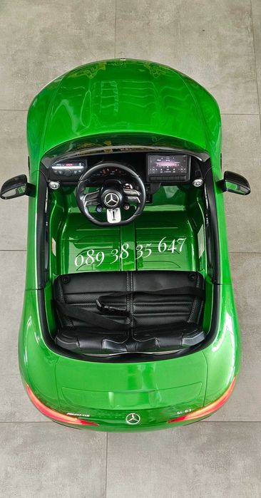 ТОП ЦЕНА!НОВО!Акумулаторна кола Mercedes SL63 AMG с 12V,МЕКИ ГУМИ,USB