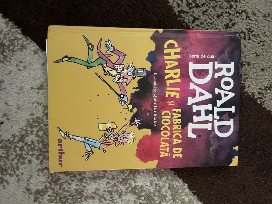 Set Charlie si Fabrica de ciocolata+Lamai ,carti si prieteni