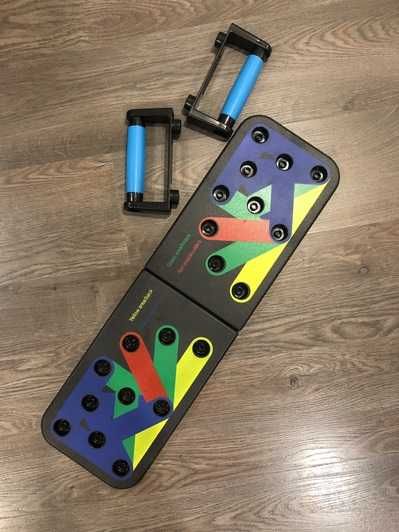 ПРОМО!! Дъска за трениране, Борд за лицеви опори с различни хватове