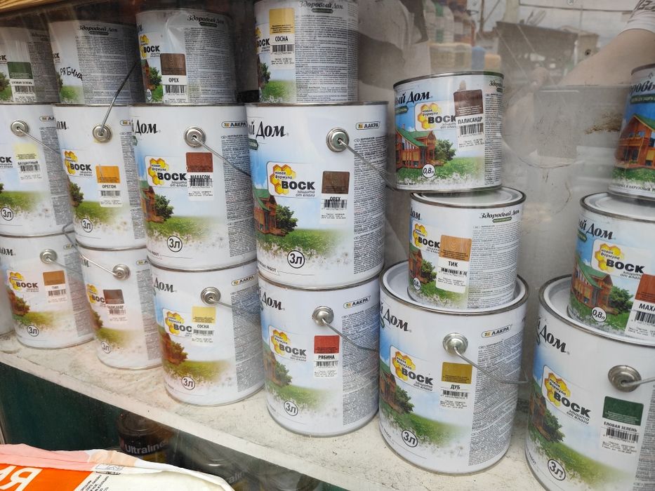 Пропитки для дерева! Лаки! Морилки! Живое масло!
