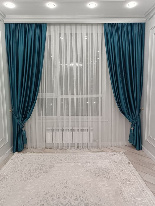 Продам шторы с тюлям