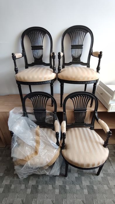 Старинни френски столове 4 броя