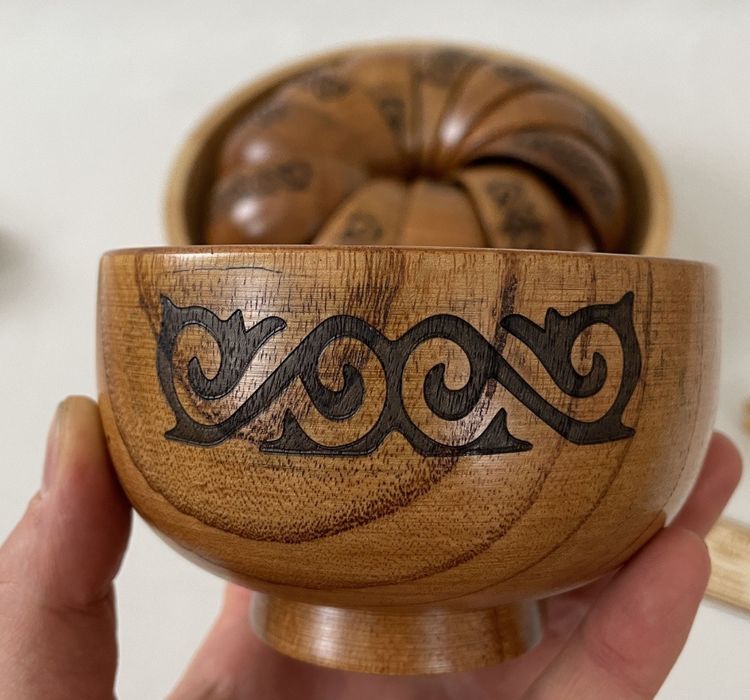 Деревянный набор для кумыса