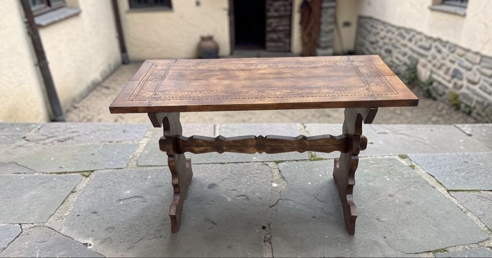 Set mobilier terasa stil Brancovenesc