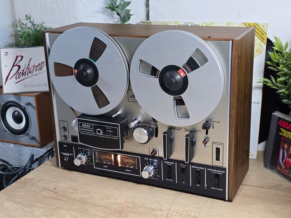Magnetofon AKAI 4000DS, vintage hifi, 3 capete, de colectie